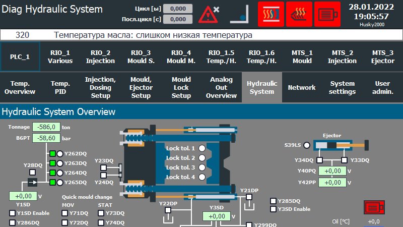 HMI screenshot